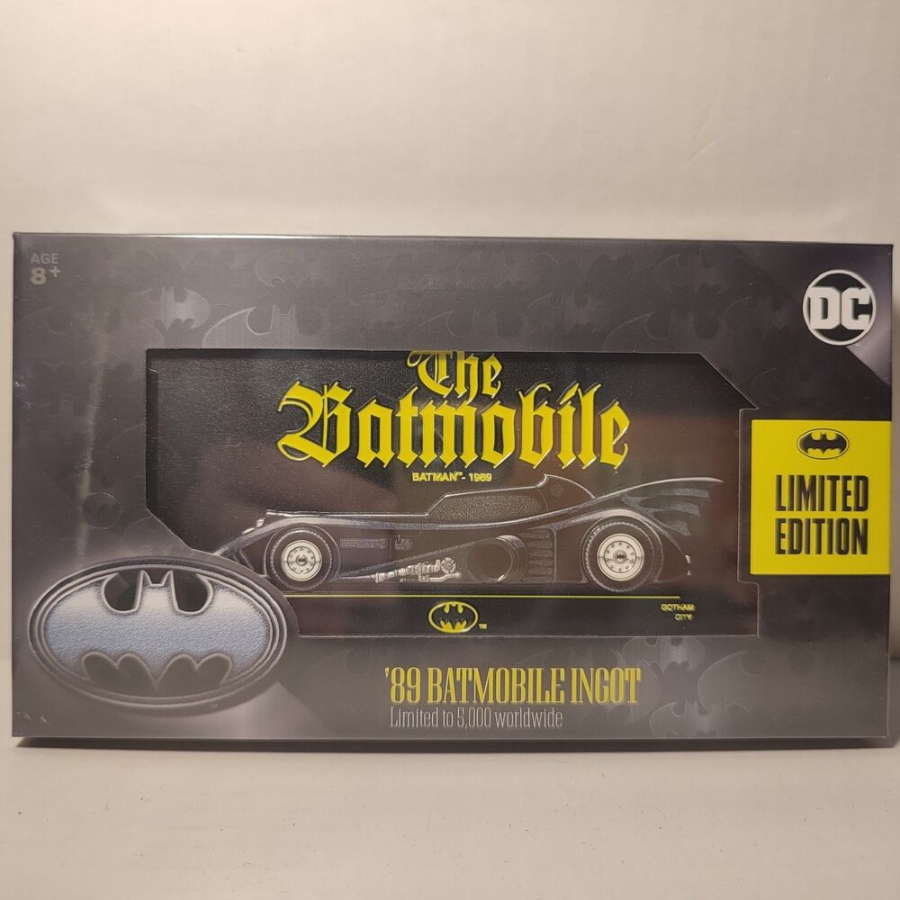 Batman Batmobile Limited Edition Ingot Official DC Comics Metal Figurine
